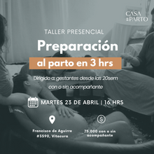  Preparación al parto en 3 horas