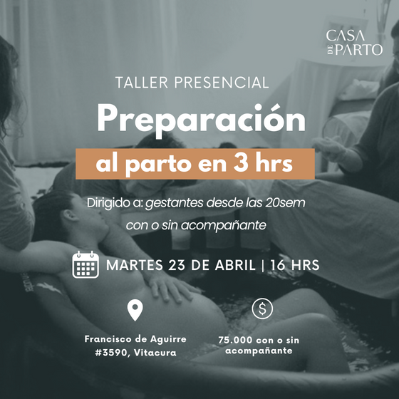 Preparación al parto en 3 horas